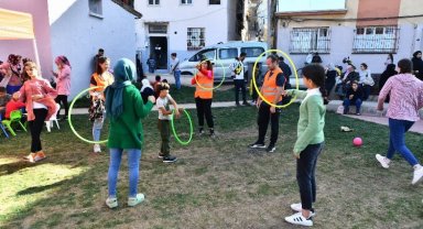 "Sakin mahalle" şenlendi