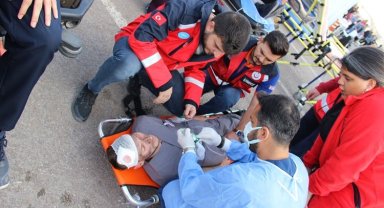 Sivas Numune Hastanesi'nde yangın tatbikatı