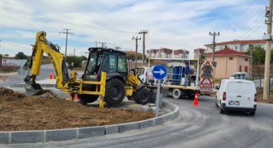 Tekirdağ'da yol güvenlik çalışmaları tam gaz
