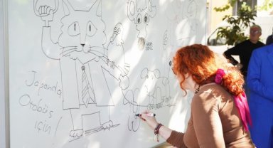 Türkiye'de ilk ve tek! Milas'ta Turhan Selçuk Karikatürlü Park açıldı