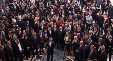 Yeni yasama yılı dolayısıyla Meclis'te resepsiyon verildi