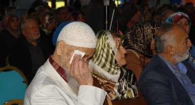 Bakan Soylu konuşunca 86 yaşındaki Bilecikli Recep dede gözyaşlarını tutamadı