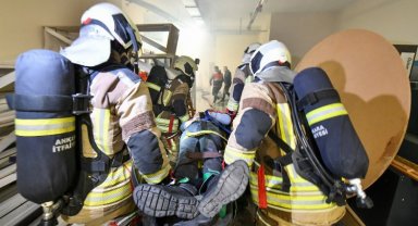 Başkent'te gerçeği aratmayan deprem tatbikatı