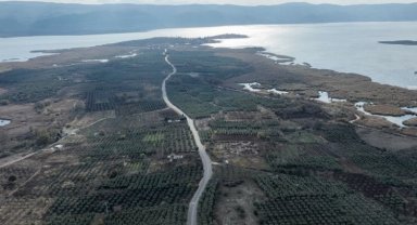 Bursa Gölyazı yolu sil baştan yenilendi