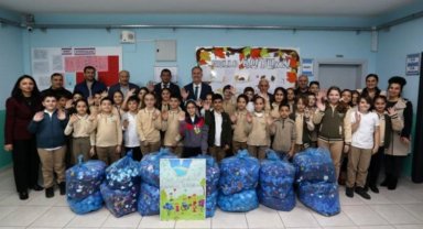 Bursa İnegöl'de 'minik kapaklardan kocaman mutluluk'