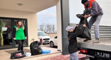 Bursa İnegöl'de öğrenciler yarıştı, çevre kazandı