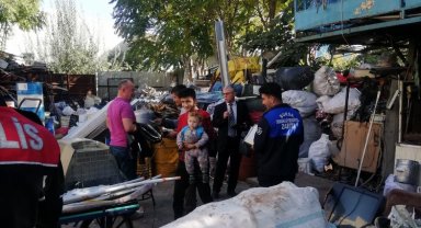 Bursa Osmangazi'de hurdacılara çalıntı mazgal denetimi