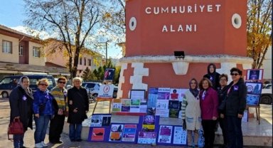 Bursa Yenişehir'de kadına şiddete dikkat çekildi