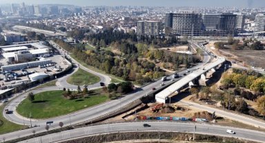 Bursa'da trafiğe köprülü nefes