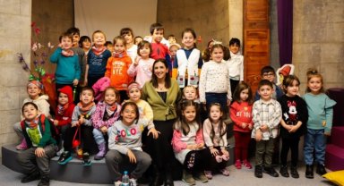 Çocuklara zeytin ağacının hikayesini öğreten atölye