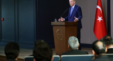 Cumhurbaşkanı Erdoğan Semerkant öncesi soruları yanıtladı