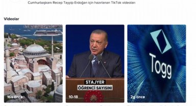Cumhurbaşkanı Erdoğan 'TikTok'ta
