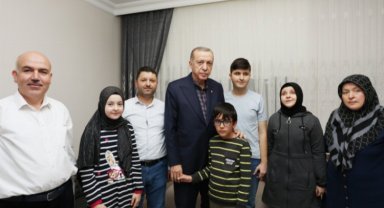 Cumhurbaşkanı Erdoğan'dan Konya'da Koçaker ailesine ziyaret