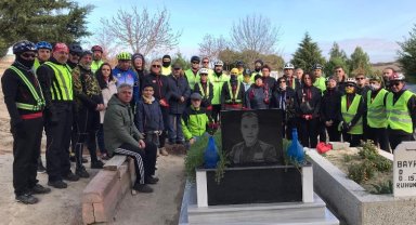 Edirne İpsalalı bisikletçi vefatının 2. yılında unutulmadı