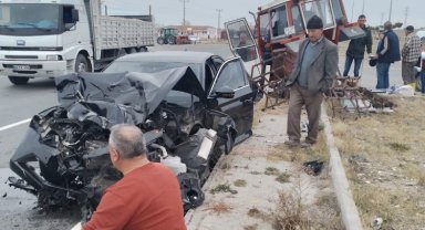 Enez Belediye Başkanı kaza geçirdi