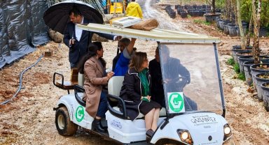 Gaziantep'te Oğuzeli Fidanlığı'na yakın mercek