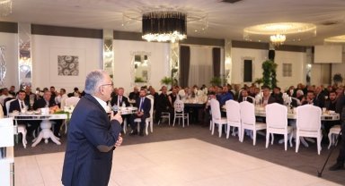 Halk otobüsçüleri Büyükkılıç'la buluştu