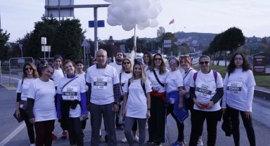 İstanbul Maratonu'nda MS hastaları için koştu