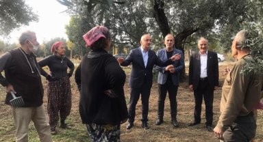 İYİ Partili Tatlıoğlu Bursa'da zeytin üreticilerine ses oldu