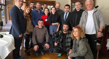 İzmit Belediyesi koordinatörlerinden film setine ziyaret