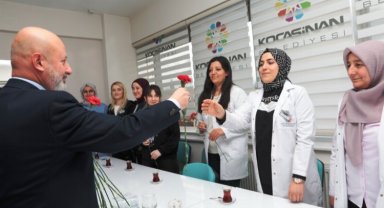 Kayseri Kocasinan'da öğretmenlere anlamlı ziyaret