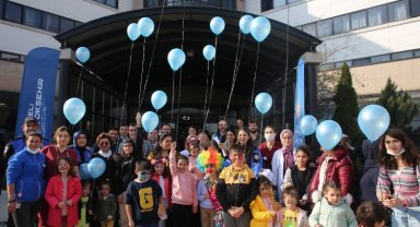 Kocaeli'den umudun balonları gökyüzünde