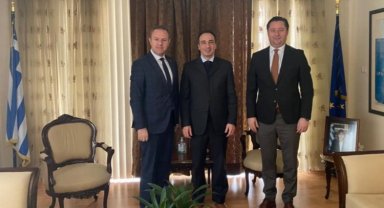 KTSO başkanlarından Radiopoulos'a ziyaret