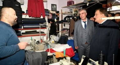 Malatya'da Başkan Gürkan esnaf ziyaretinde