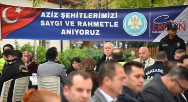 Manisa şehitlerini rahmetle andı