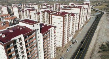 Nevşehir'de yeni TOKİ'ye giden yollarda çalışma