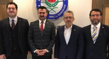 Saadet Partisi Kayseri'den Eğitimciler Birliği'ne ziyaret