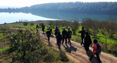 Sakarya'da doğa tutkunları sonbaharın tonlarını keşfetti