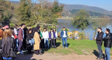 Sakarya'daki turizm öğrencileri şehiri keşfediyor