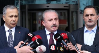 TBMM Başkanı Şentop saldırıda yaralananları ziyaret etti