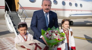 TBMM Başkanı Türkmenistan'da