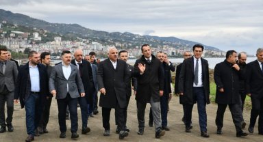 Trabzon Akçaabat sahili göz kamaştıracak