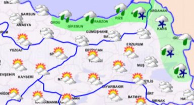 Türkiye'de bugün hava nasıl olacak?