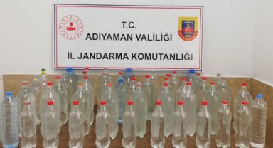 Adıyaman'da 109 litre sahte alkole el konuldu
