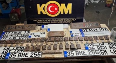 Adıyaman'da 'plaka' operasyonu