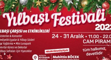 Antalya Büyükşehir'den yılbaşı festivali