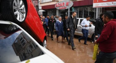 Antalya'da sel felaketinin temizlik ve tespitleri sürüyor