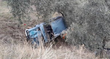 Aydın'da araç uçuruma uçtu: 1 ağır yaralı