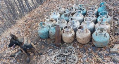  Bingöl'de toprağa gömülü bulunan EYP imha edildi