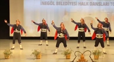 Bursa İnegöl Belediyesi Halk Dansları'ndan KKTC performansı