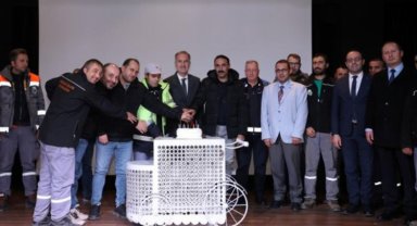 Bursa İnegöl Belediyesi'nden personeline doğum günü