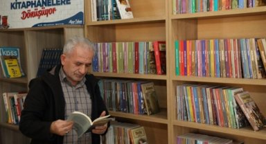 Bursa İnegöl'de kahvehaneler 'Kitaphane'ye dönüşüyor