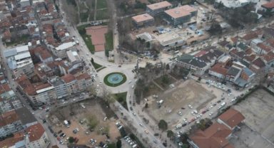 Bursa İnegöl'ün yeni meydanında çalışmalar başlıyor