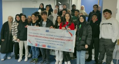 Bursa Yenişehirli öğrenciler Erasmus Projesi'ne katıldı