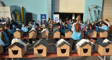 Bursa Yıldırım'da gençlerden yürekleri ısıtan proje