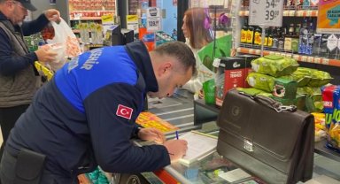 Bursa'da zincir marketler mercek altında